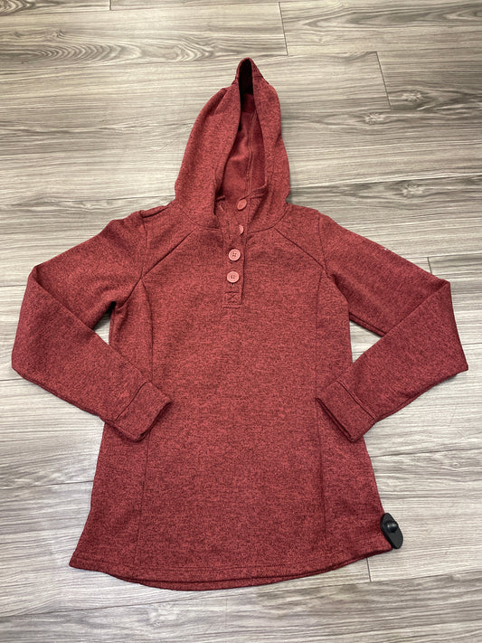 Sweatshirt Hoodie By Columbia In Red, Size: M