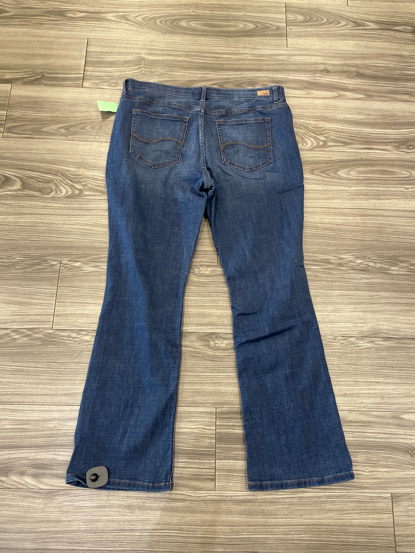 Jeans Boot Cut By Lee In Blue, Size: 18