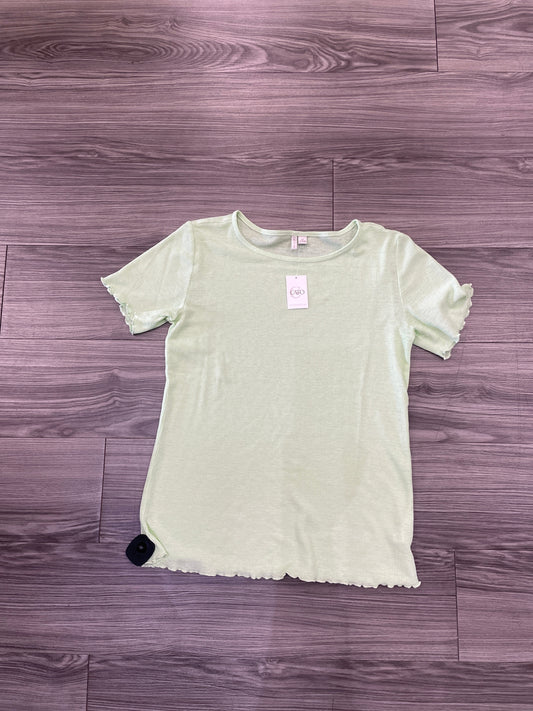 Top Short Sleeve By Cato In Green, Size: M