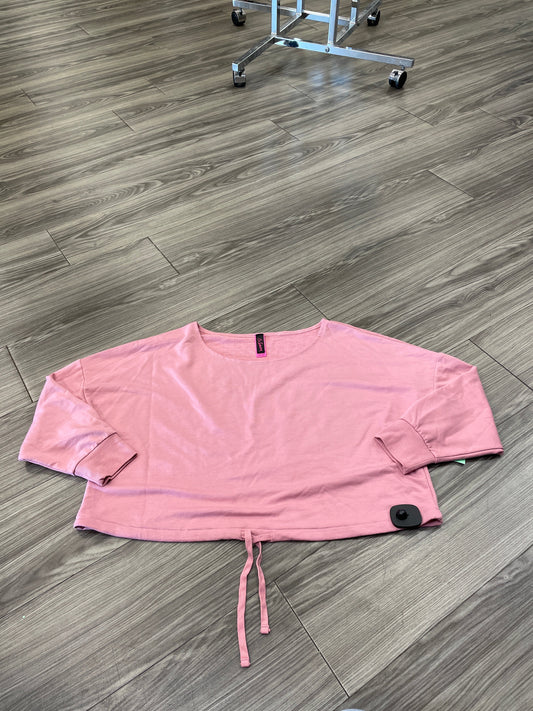 Sweatshirt Crewneck By Clothes Mentor In Pink, Size: M