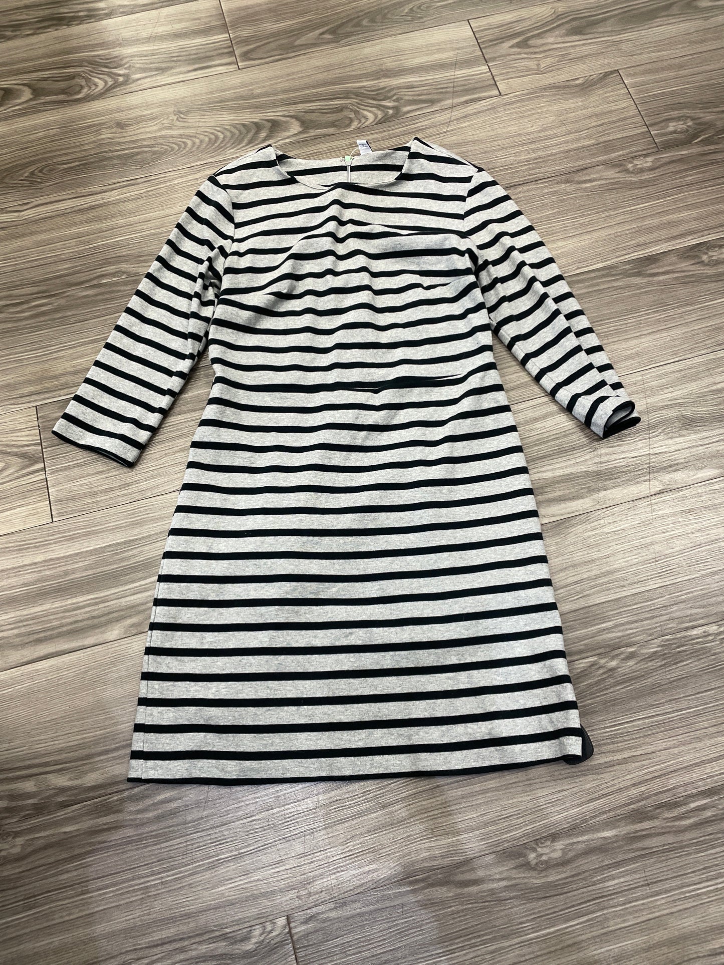 Dress Casual Midi By Old Navy In Black & Grey, Size: L