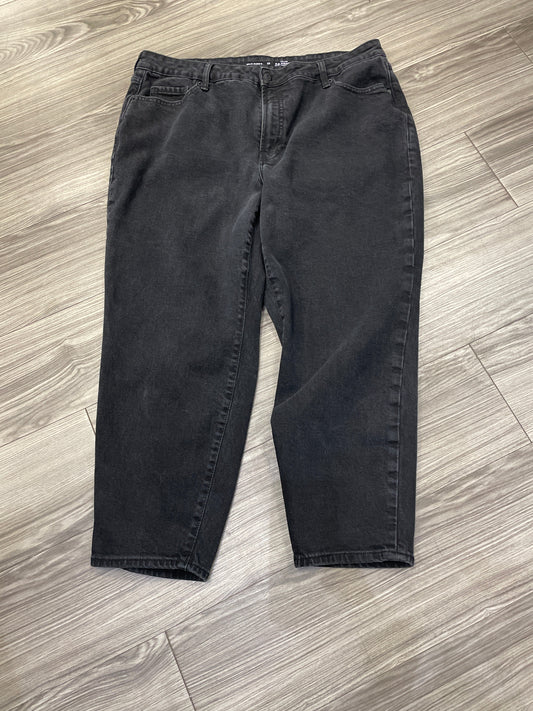 Jeans Straight By Old Navy In Black, Size: 20