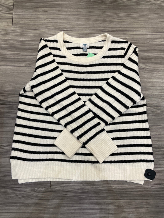 Sweater By Old Navy In Black & White, Size: Xl