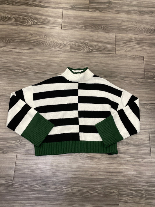 Sweater By William Rast In Black & Green, Size: L