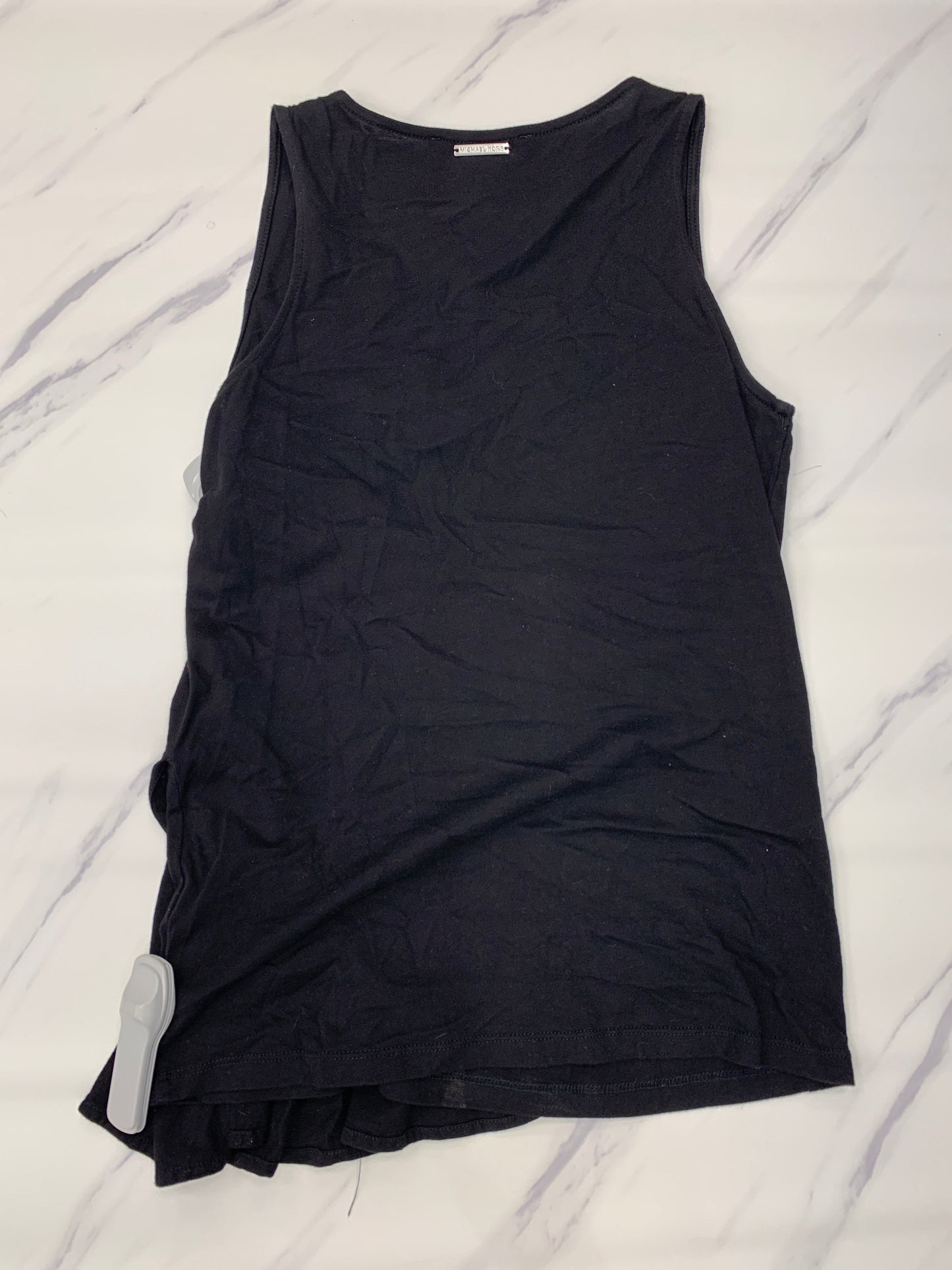 Black Top Sleeveless Designer Michael By Michael Kors, Size Xs