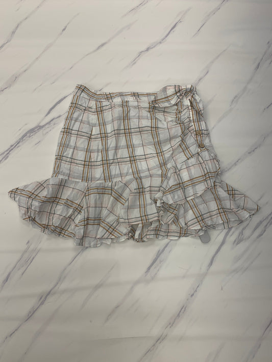 Skirt Designer By Veronica Beard In Plaid Pattern, Size: M