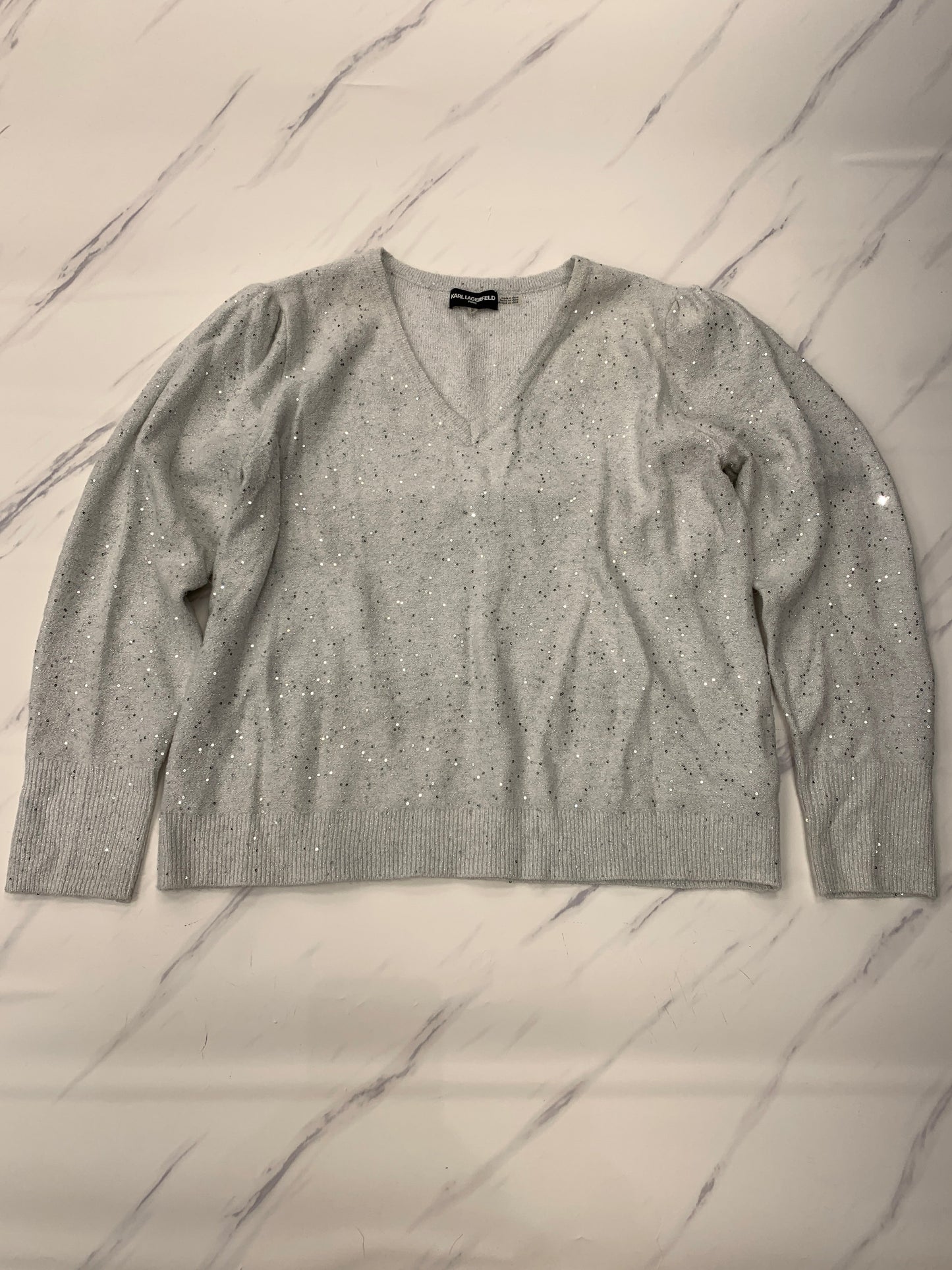 Sweater By Karl Lagerfeld, Size: Xl