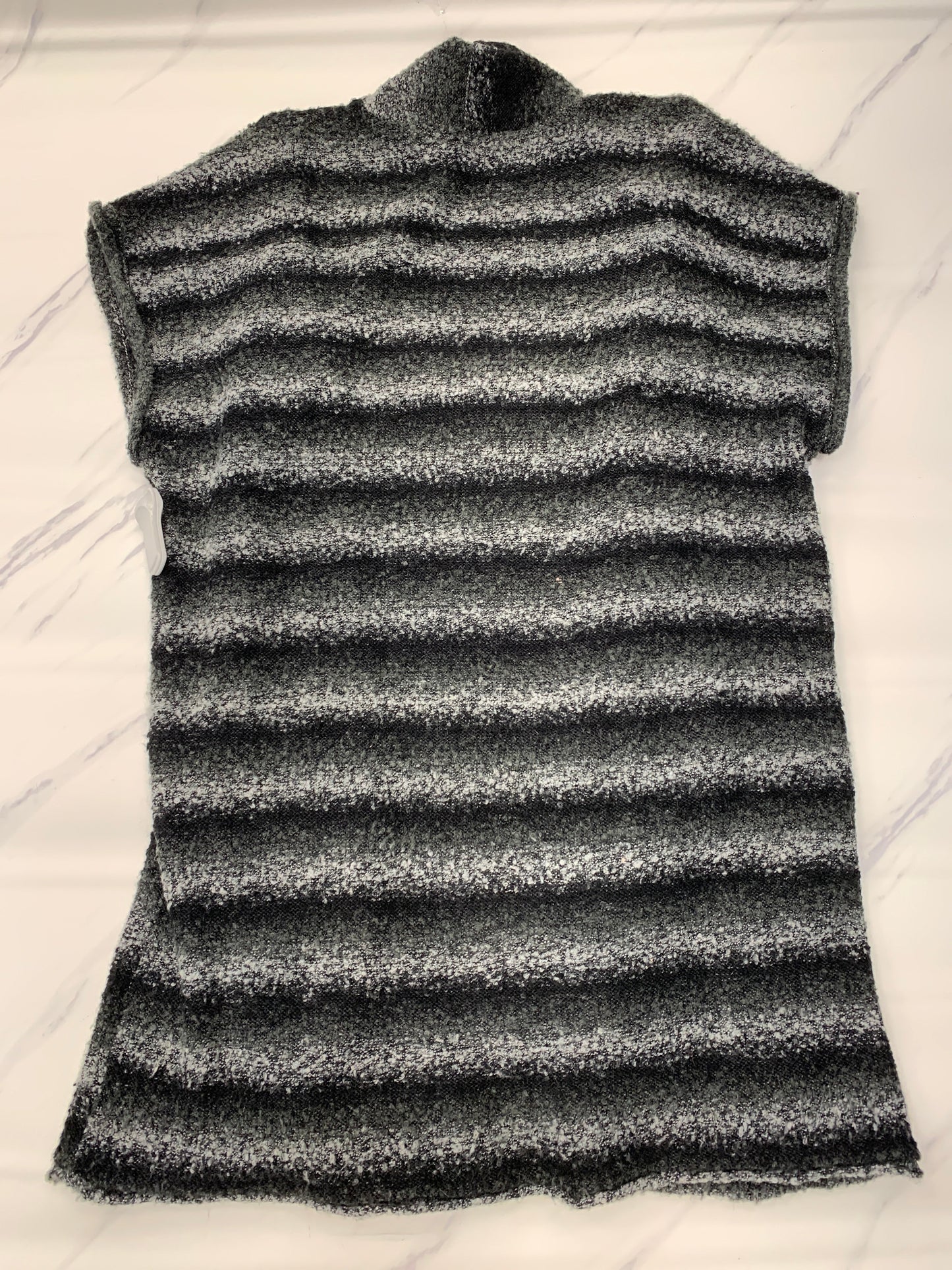 Sweater Cardigan By Jones New York In Black & Grey, Size: 2x