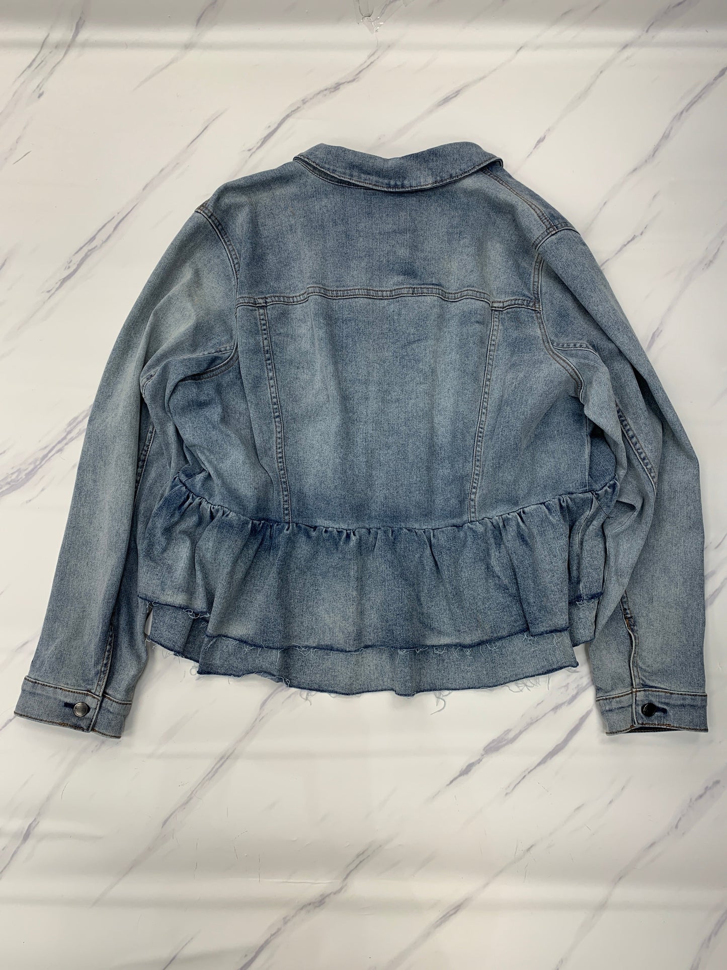 Jacket Denim By Lane Bryant In Blue Denim, Size: 3x