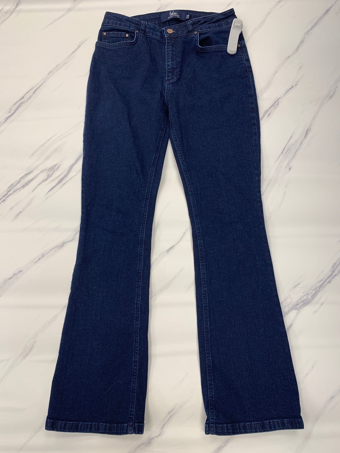 Jeans Boot Cut By Boden In Blue Denim, Size: 8