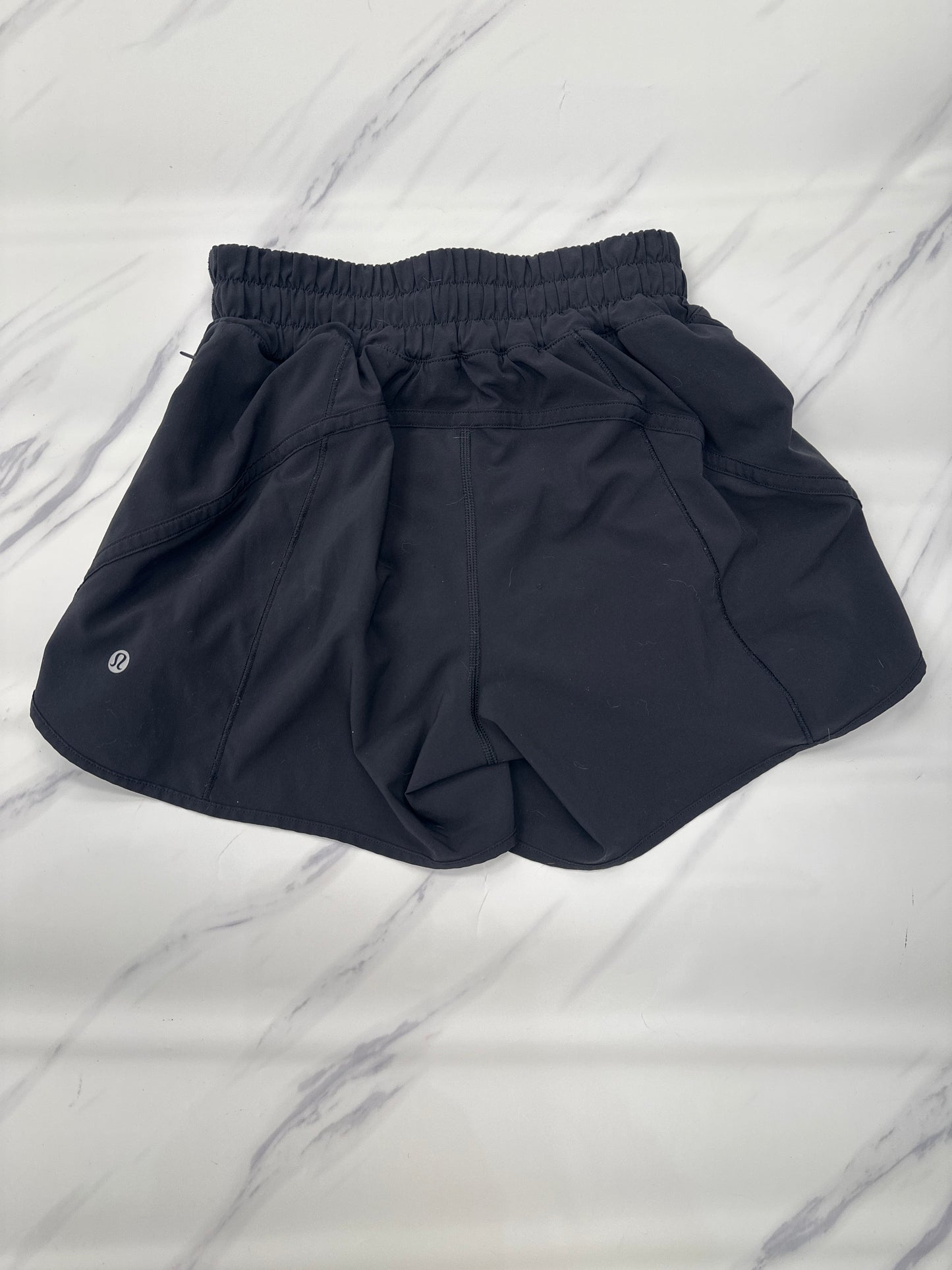 Athletic Shorts By Lululemon In Black, Size: 4