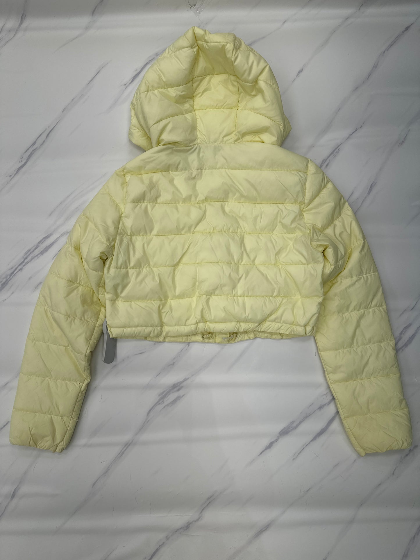 Coat Puffer & Quilted By Zara In Yellow, Size: M