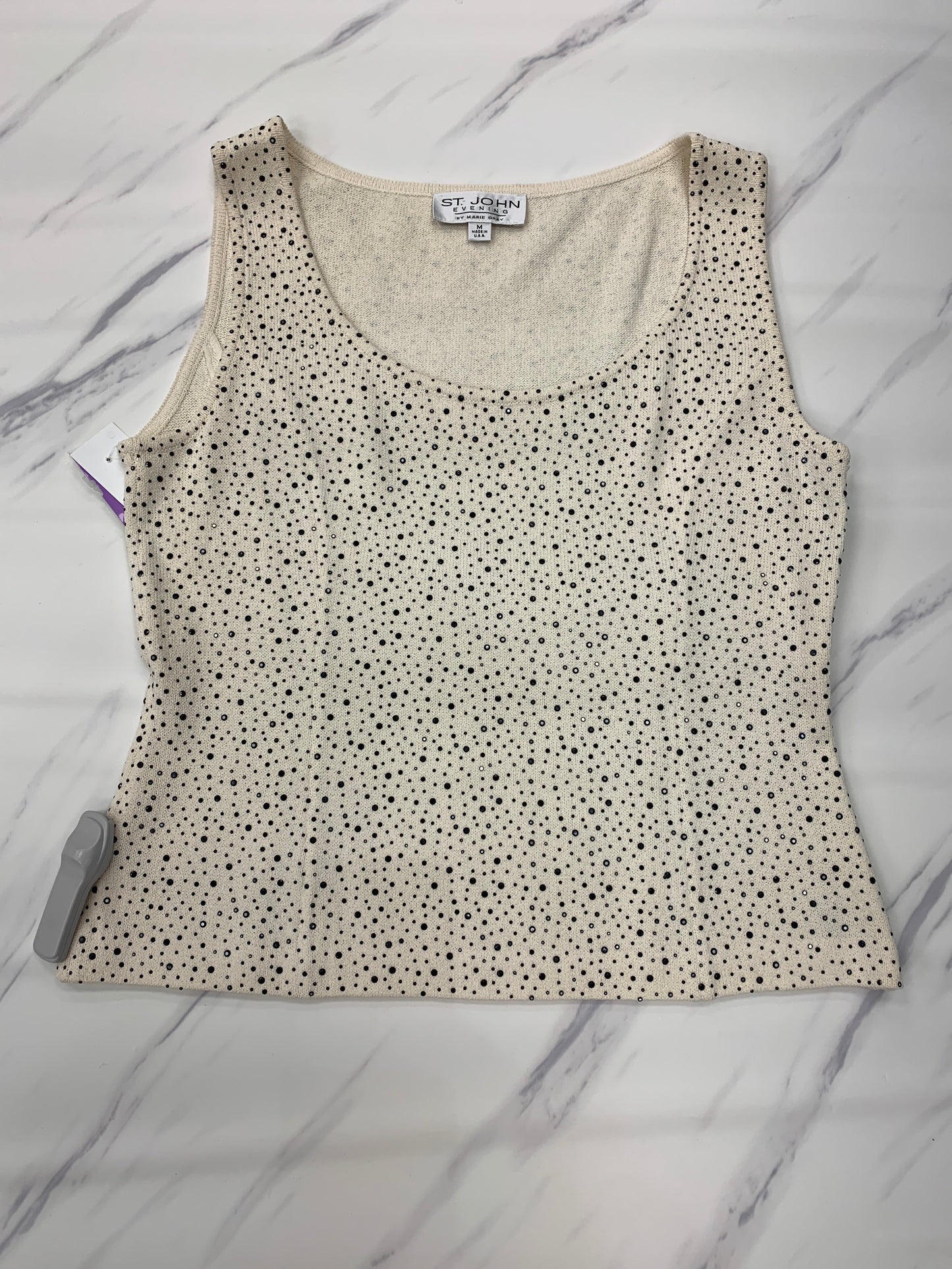 Top Sleeveless Designer St John Collection, Size M