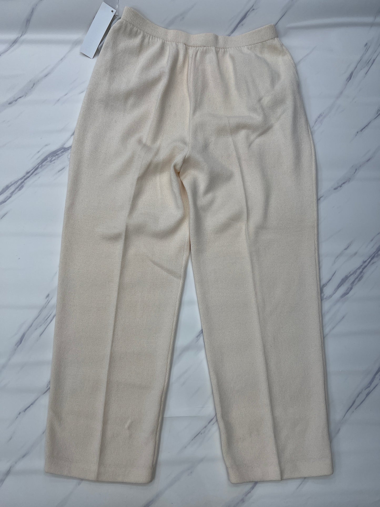 Pants Designer By St John Collection In Cream, Size: 12