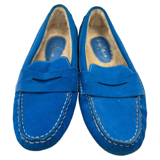 Shoes Flats By Cole-haan In Blue, Size: 8