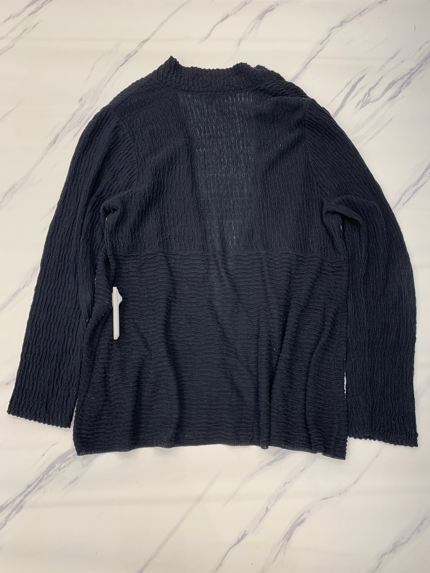 Sweater Cardigan By Eileen Fisher In Black, Size: L