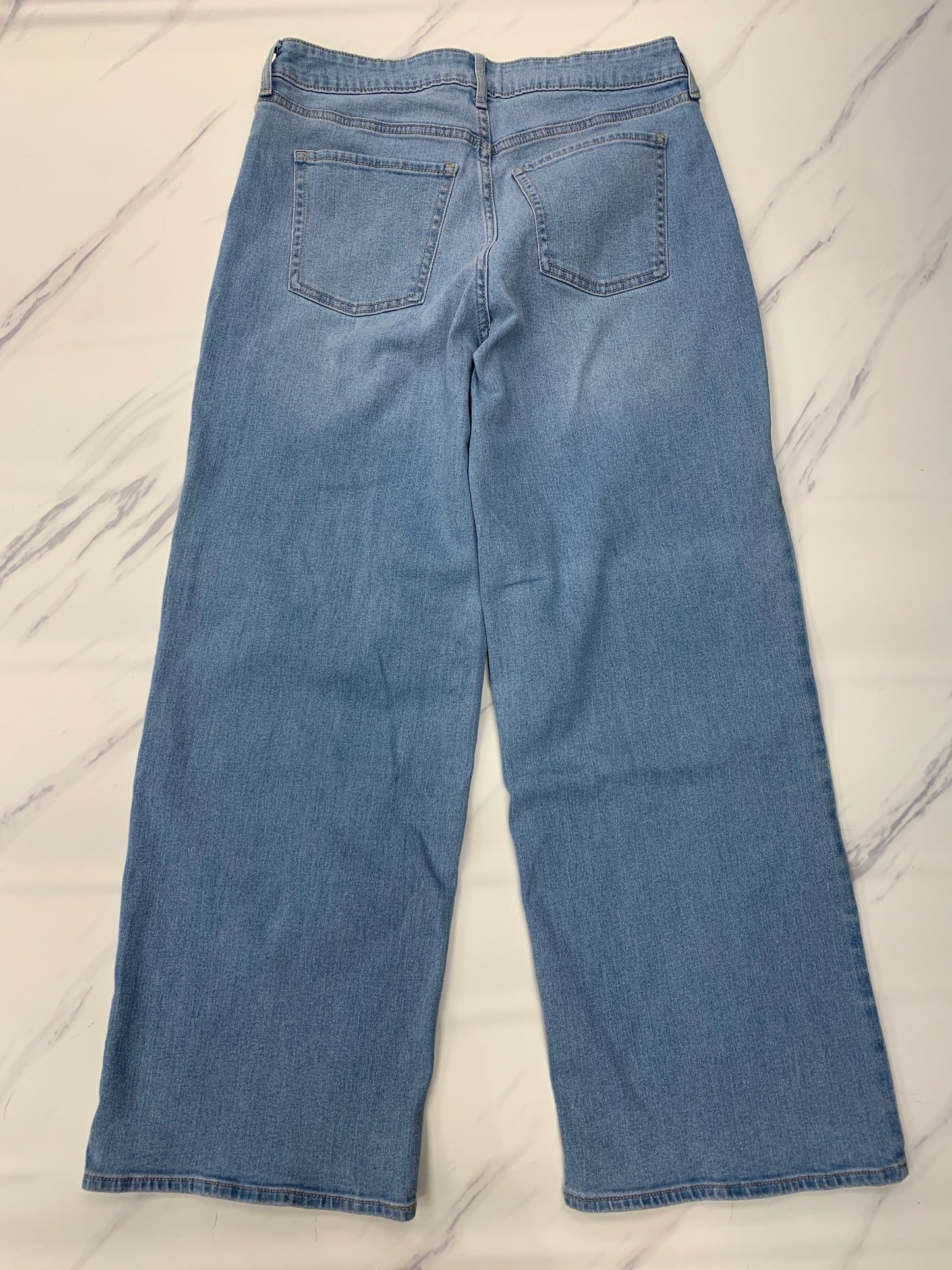 Jeans Wide Leg By Old Navy In Blue, Size: 10p