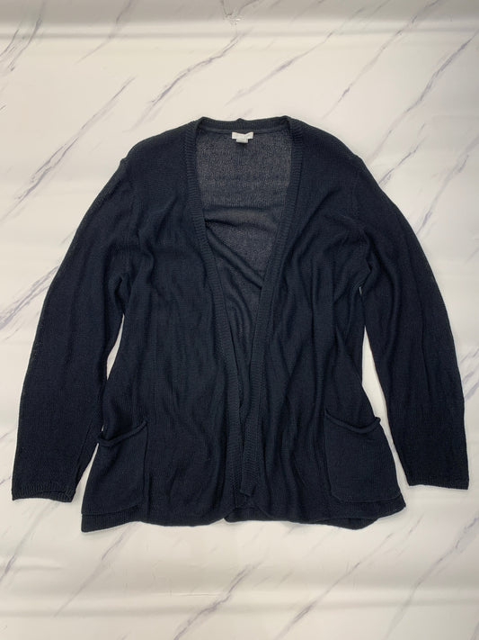 Sweater Cardigan By J. Jill In Black, Size: 2x