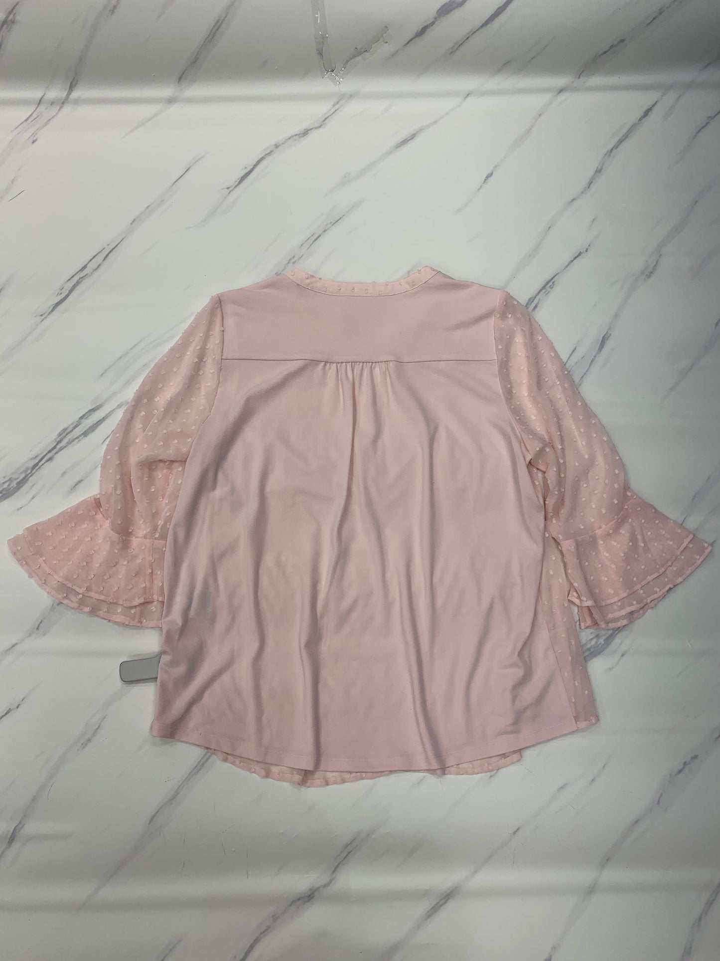 Top Long Sleeve By Charter Club In Pink, Size: Lp