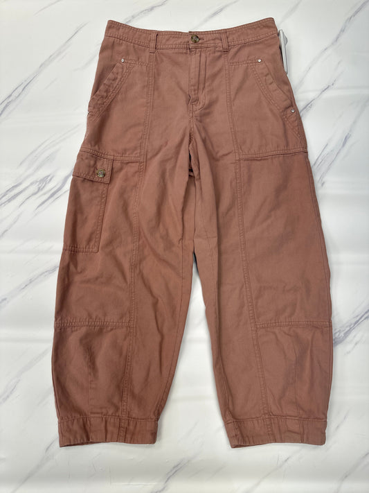 Pants Cropped By Anthropologie In Orange, Size: 6