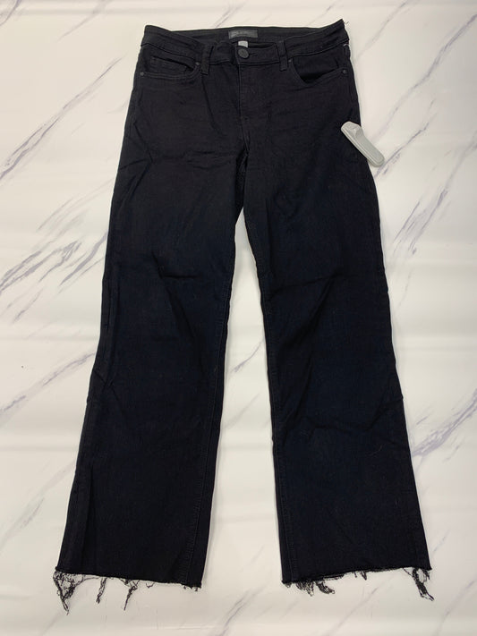 Jeans Straight By Kut In Black, Size: 8