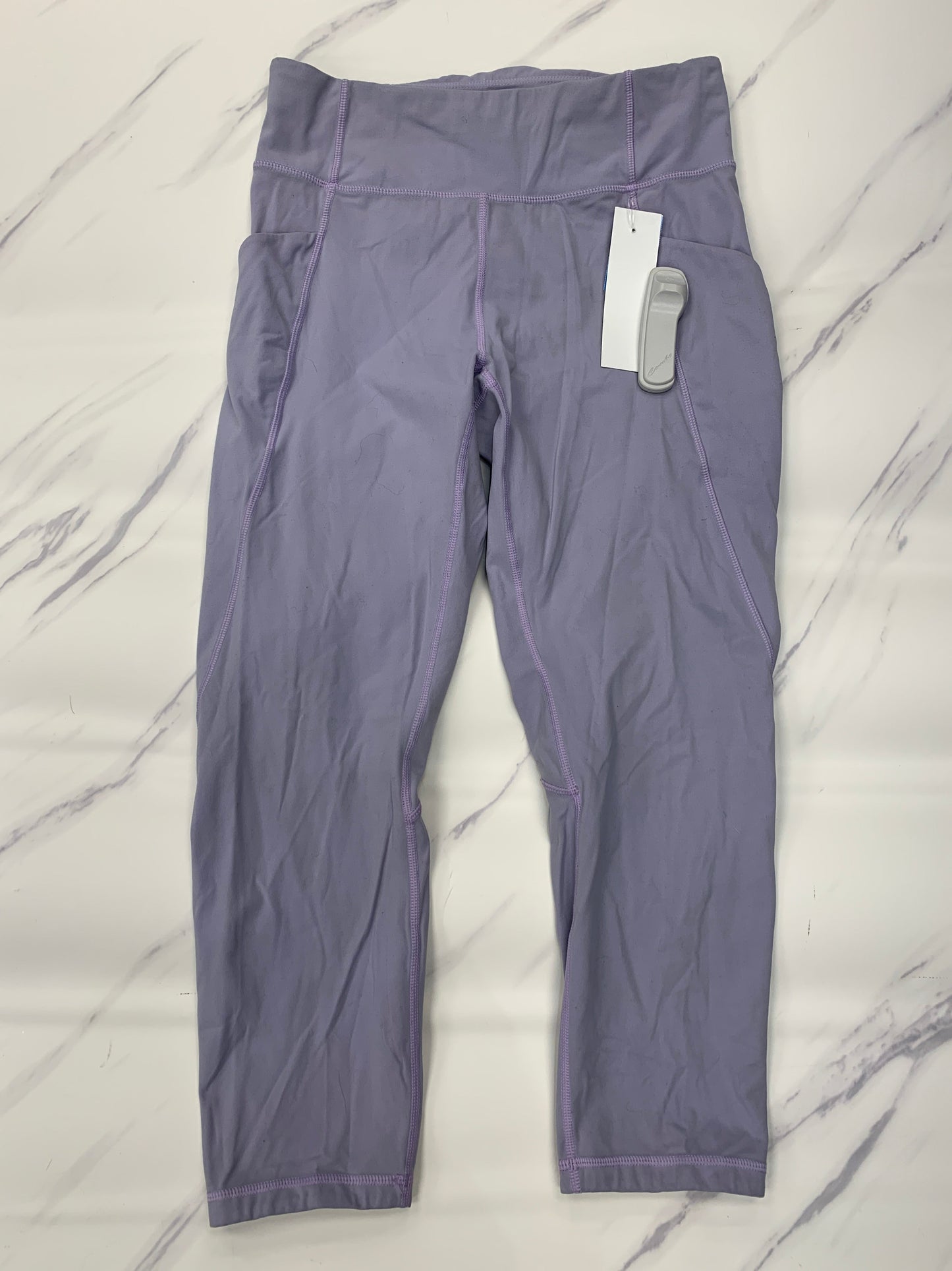 Athletic Capris By Lululemon In Purple, Size: 6