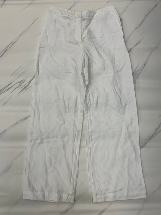 Pants Linen By Eileen Fisher In White, Size: Mp