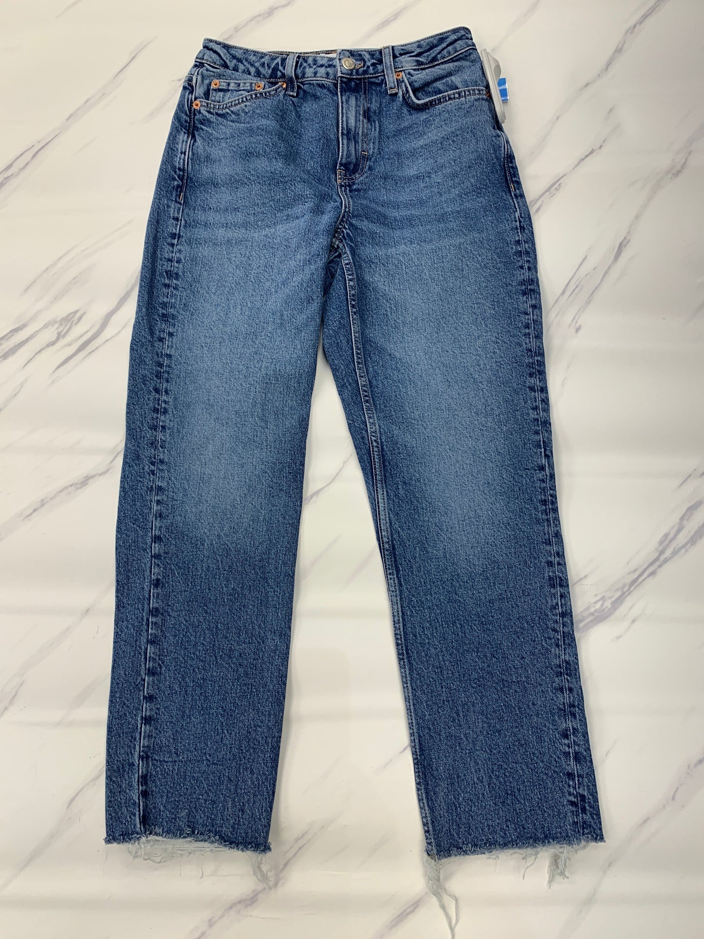 Jeans Boot Cut By Top Shop In Blue, Size: 2