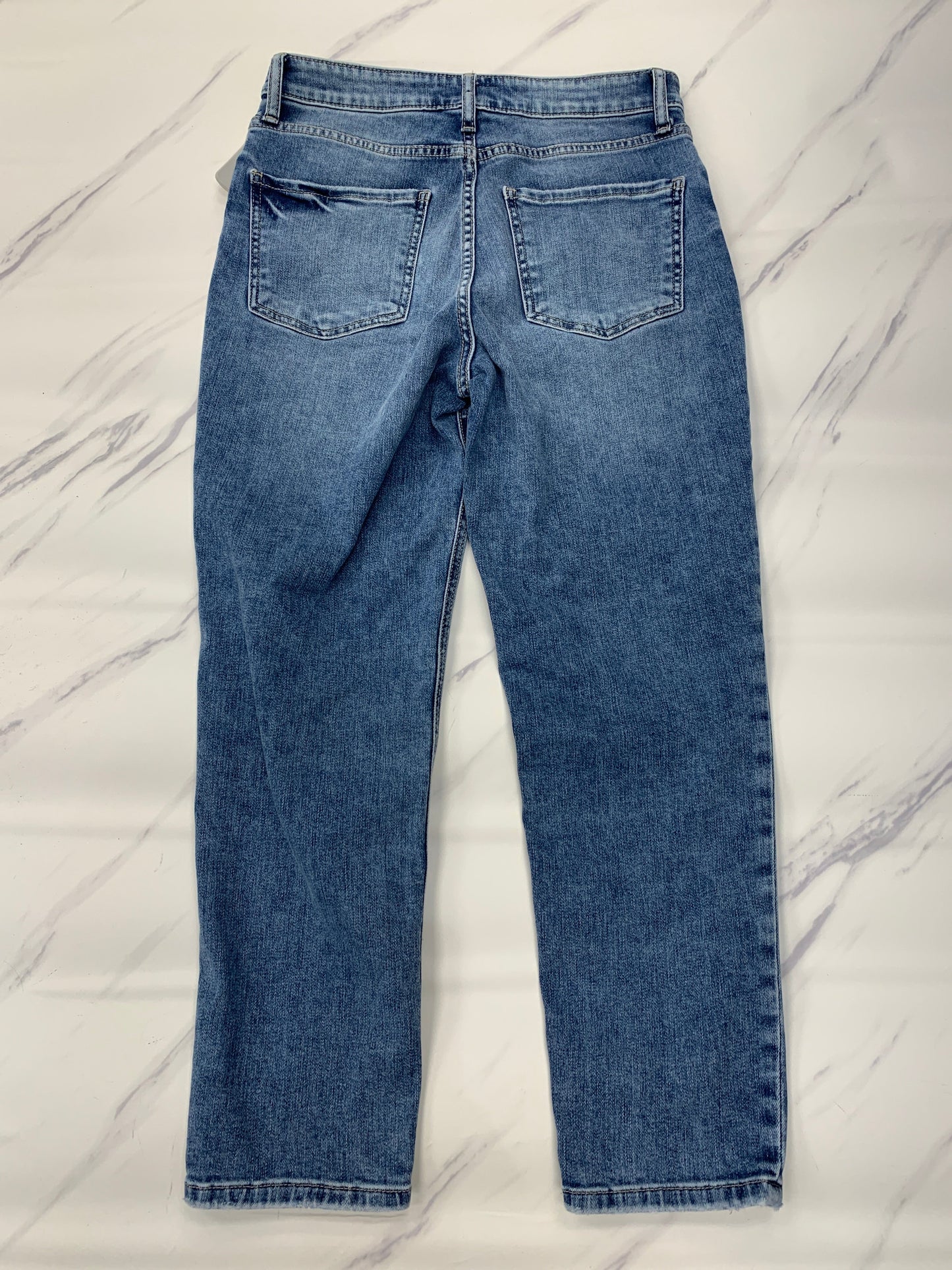 Jeans Straight By Kut In Blue, Size: 4