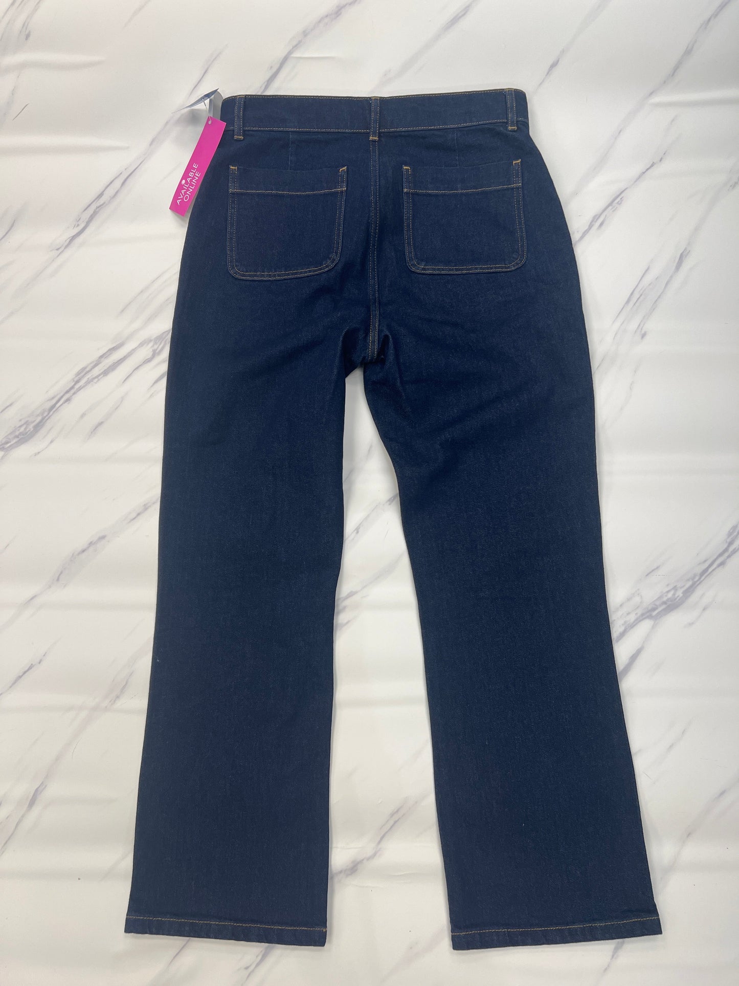 Jeans Flared By Boden In Blue, Size: 8