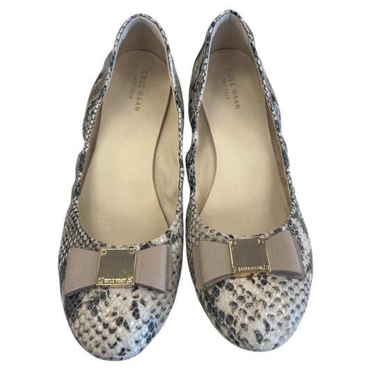 Shoes Flats By Cole-haan In Snakeskin Print, Size: 9