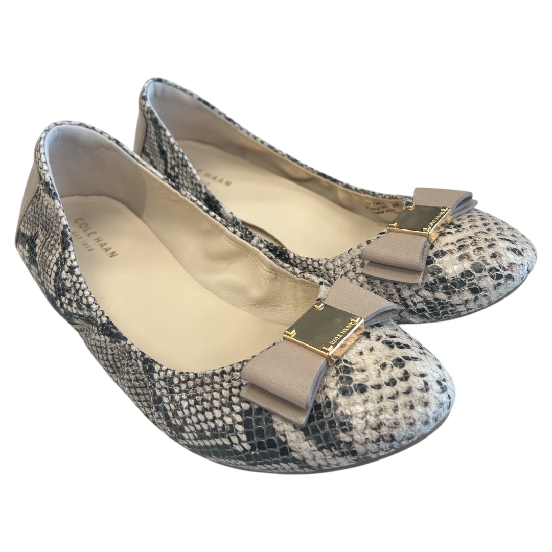 Shoes Flats By Cole-haan In Snakeskin Print, Size: 9