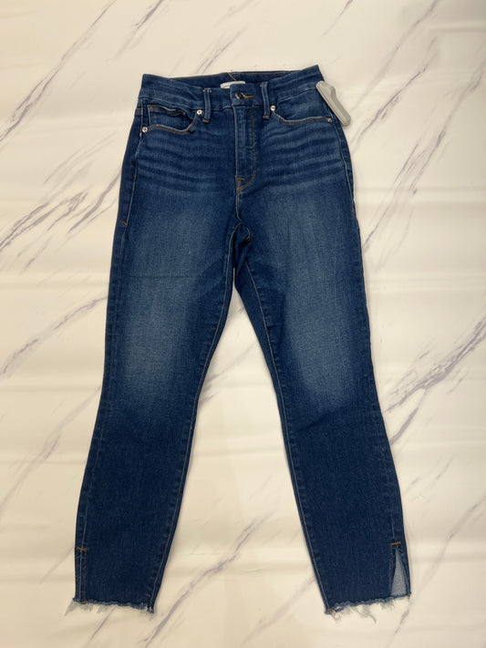 Jeans Skinny By Good American In Blue, Size: 6