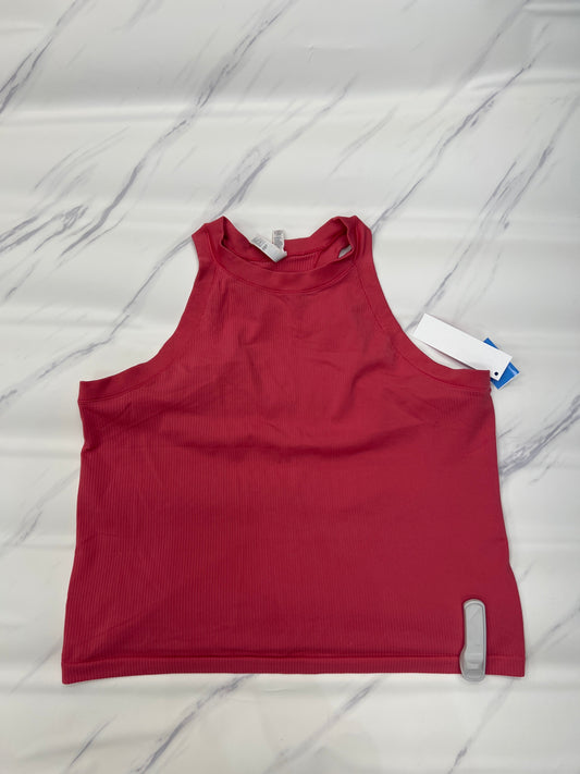 Athletic Tank Top By Athleta In Red, Size: 2x