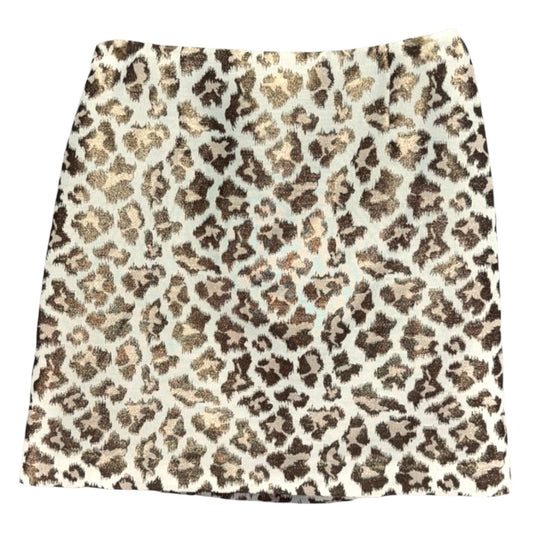 Adler Skirt in Metallic Leopard Print By Lilly Pulitzer  Size: 0