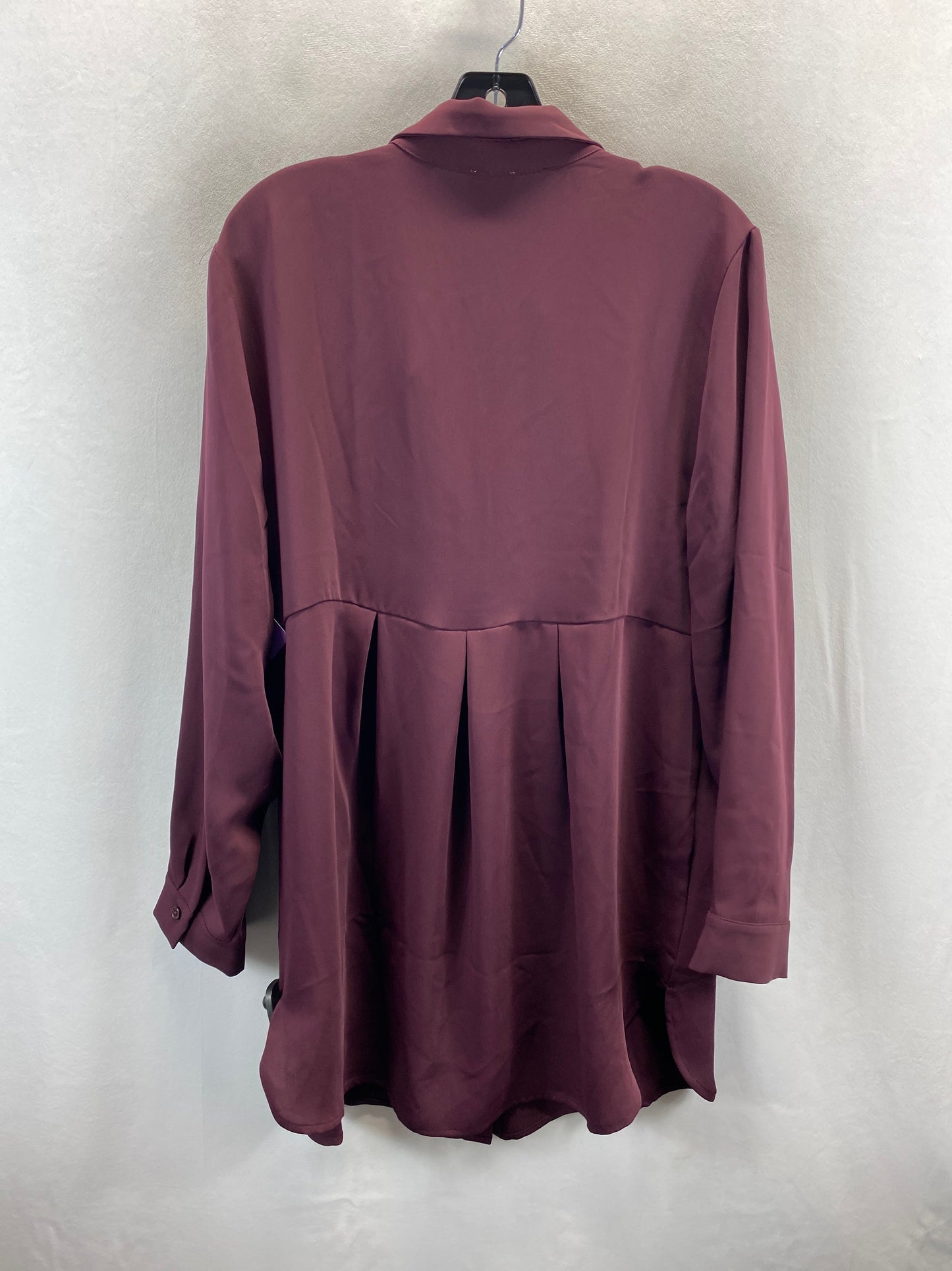 Tunic Long Sleeve By Chicos In Purple, Size: 2