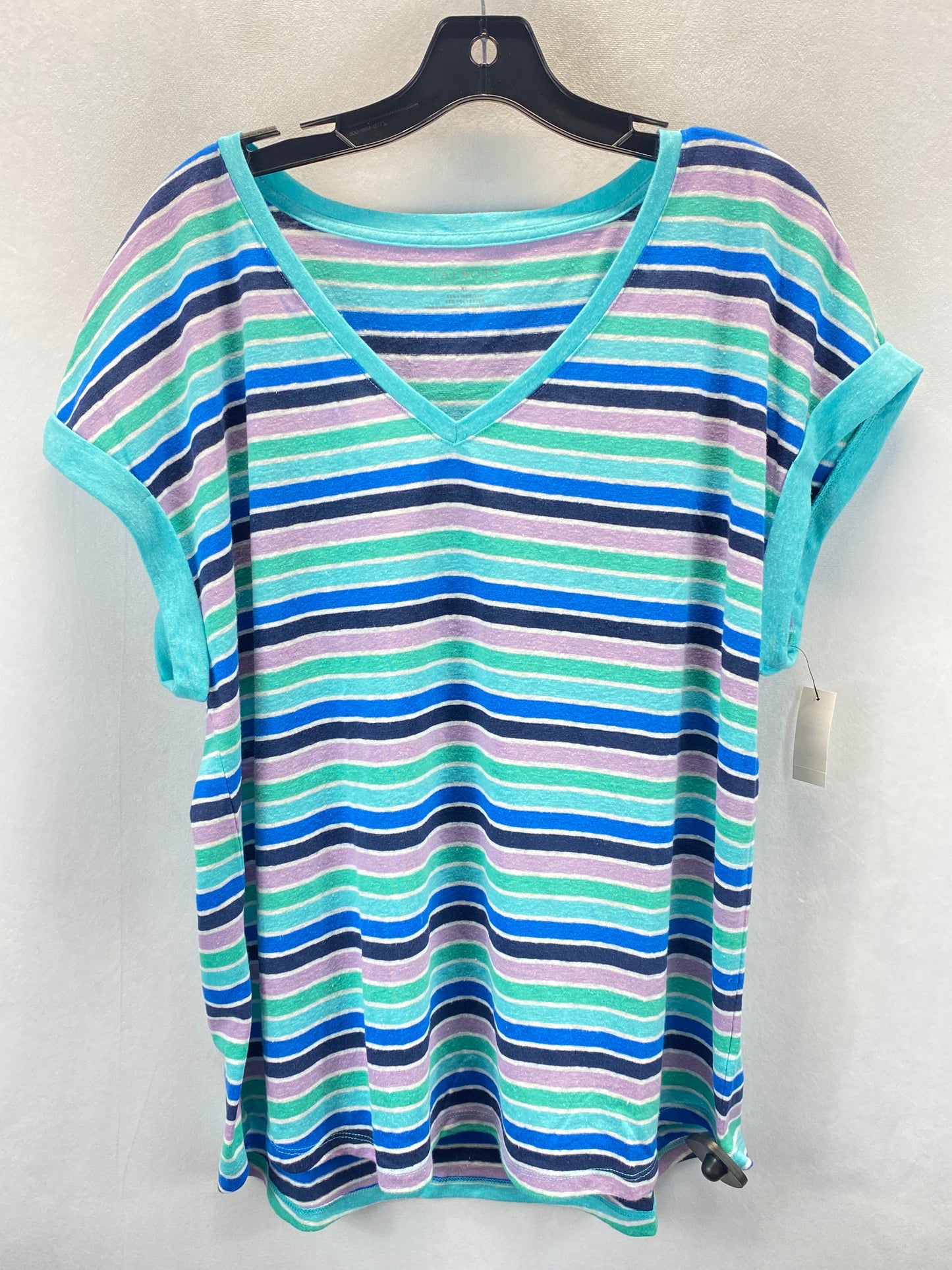 Top Short Sleeve Basic By Talbots  Size: Xl