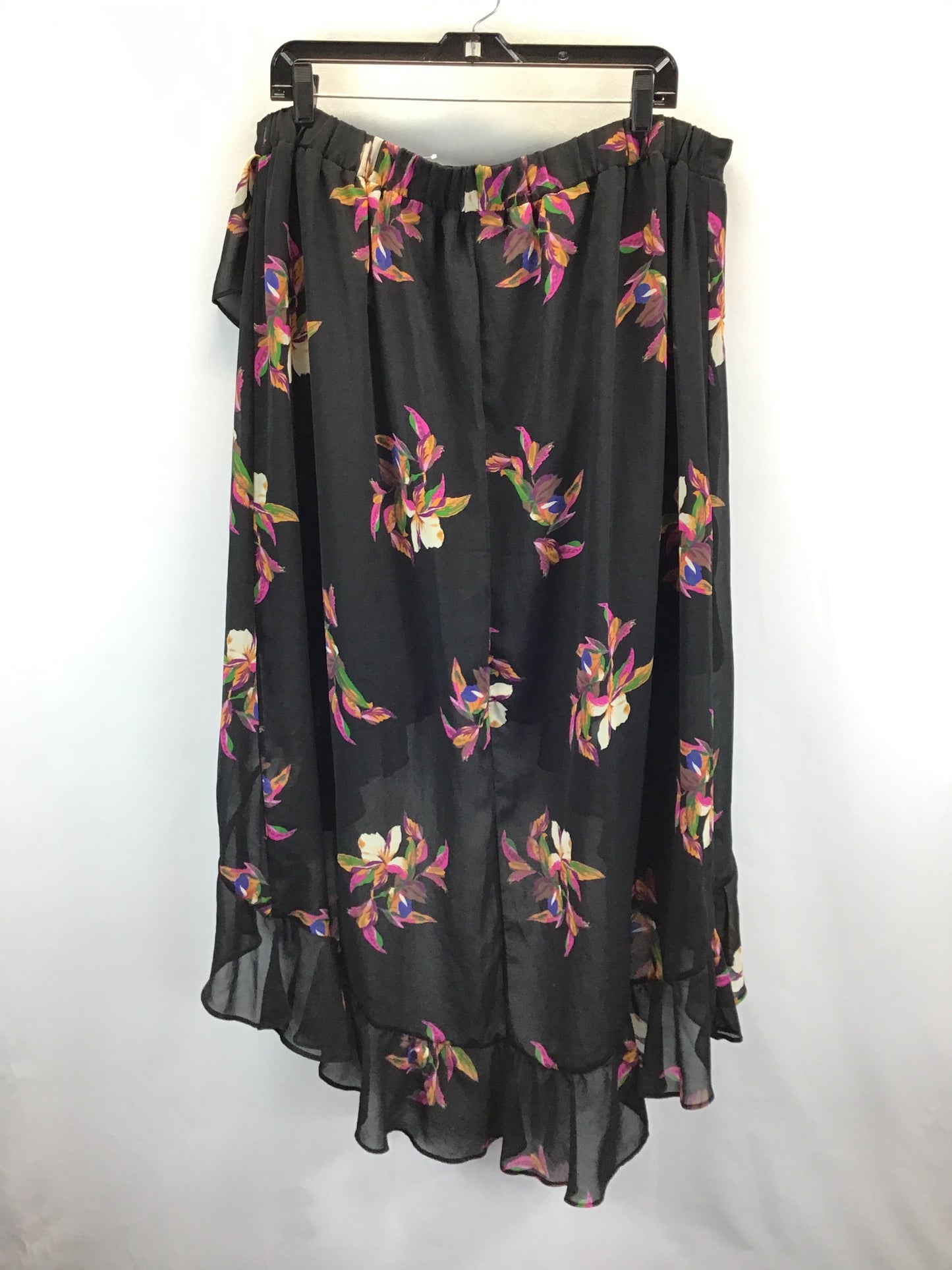 Floral Print Skirt Maxi A New Day, Size Xxl