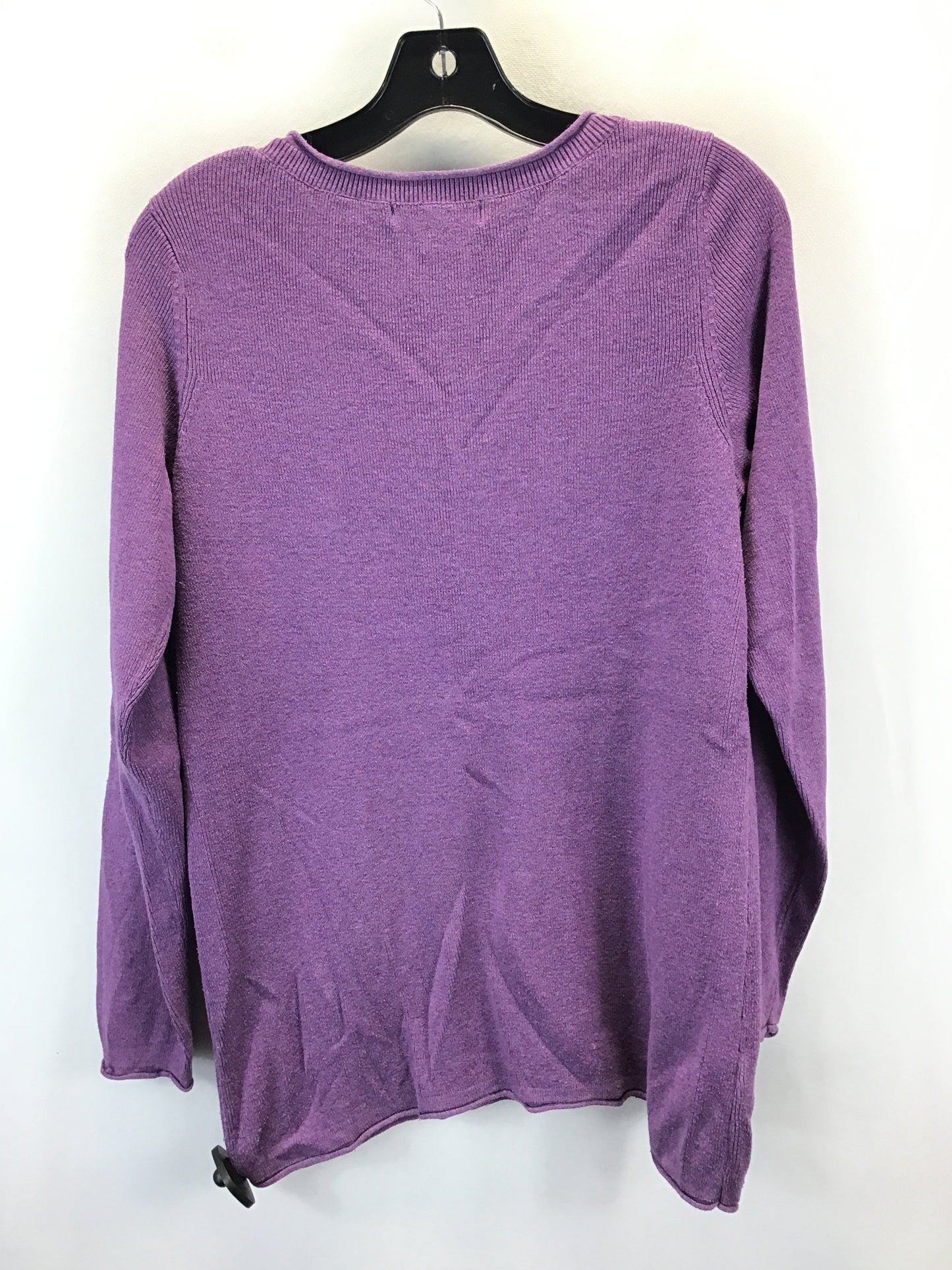 Sweater By Eddie Bauer In Purple, Size: M