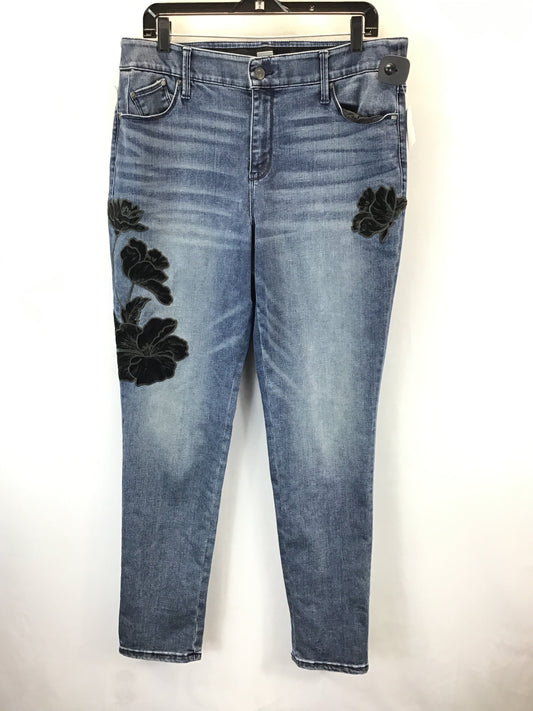 Jeans Skinny By Chicos In Blue Denim, Size: 2