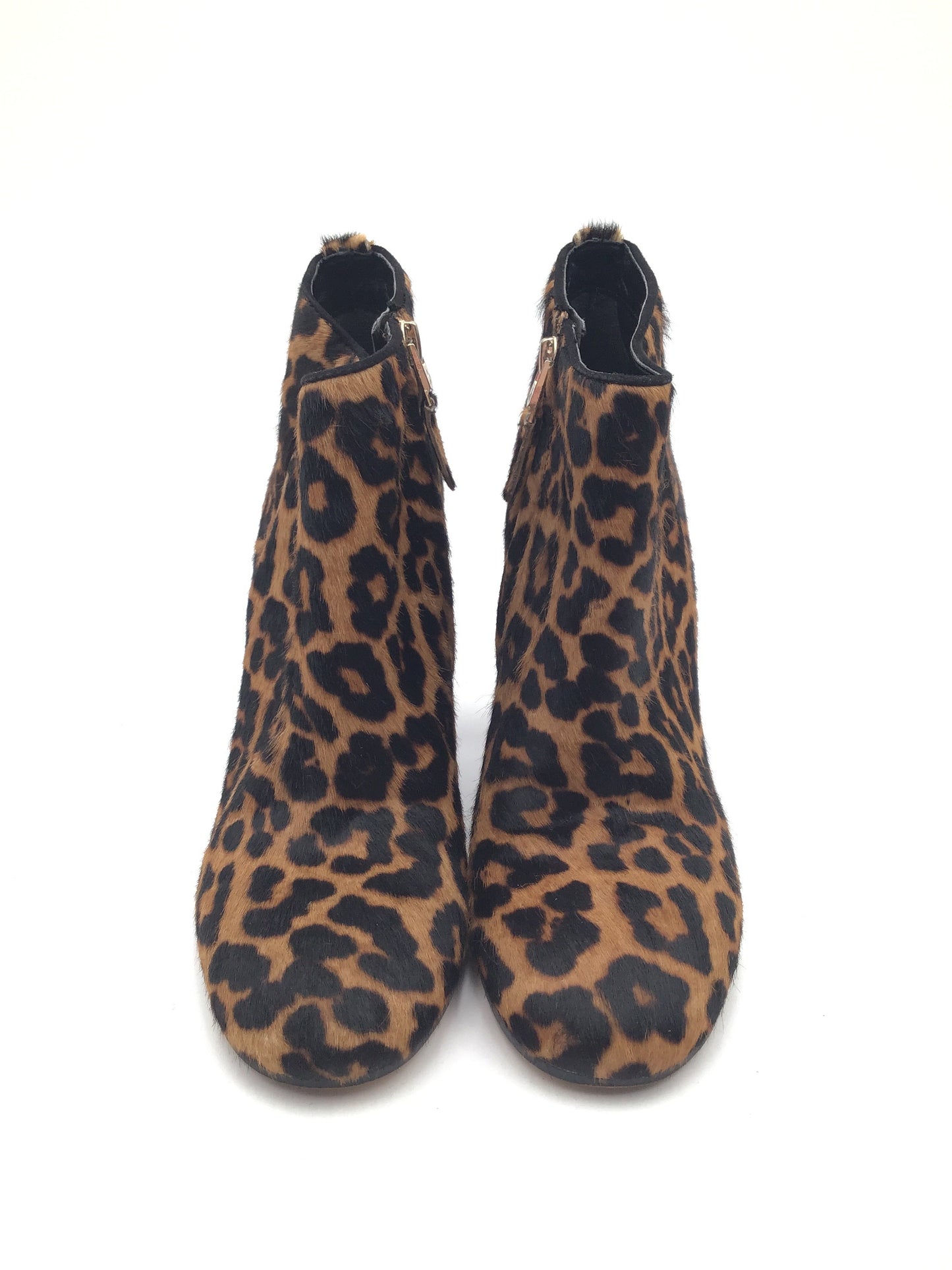 Boots Ankle Heels By Sam Edelman In Leopard Print, Size: 7.5