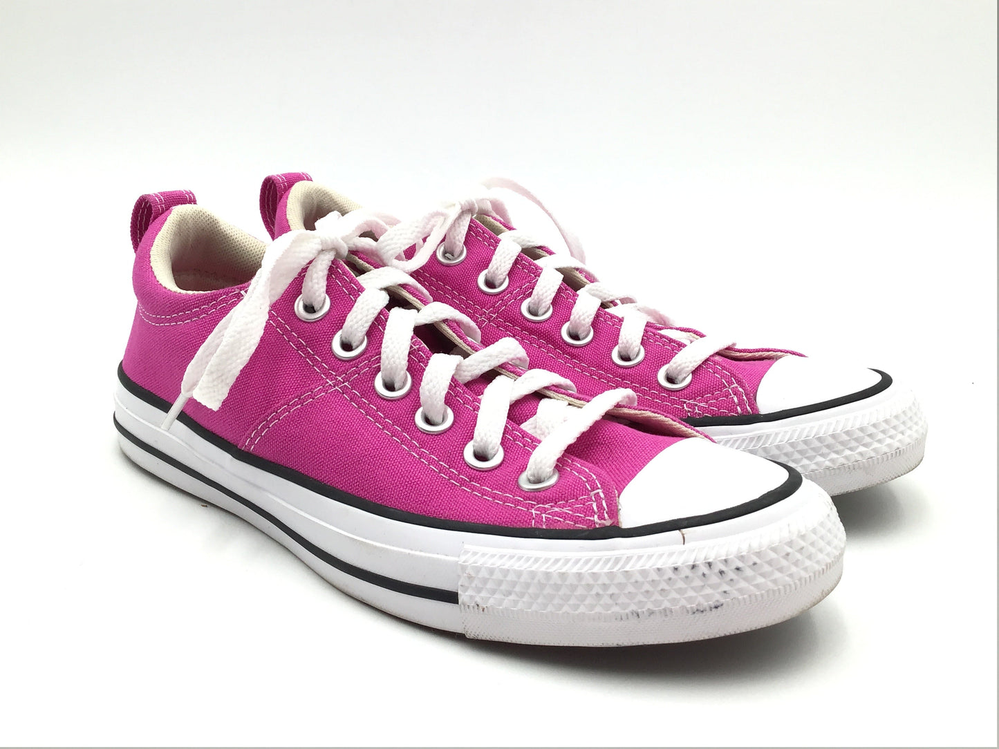 Shoes Sneakers By Converse In Pink & White, Size: 7