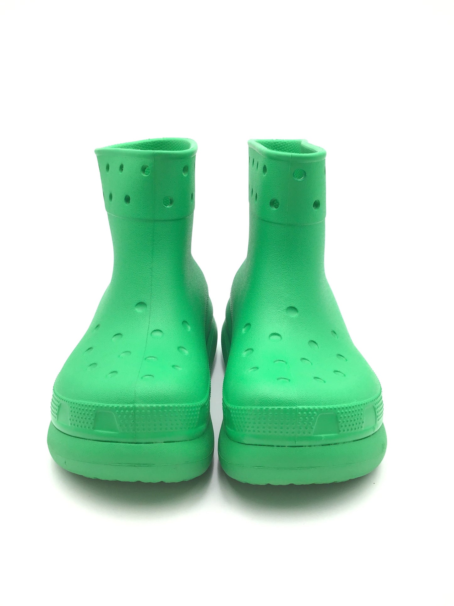 Boots Rain By Crocs In Green, Size: 9