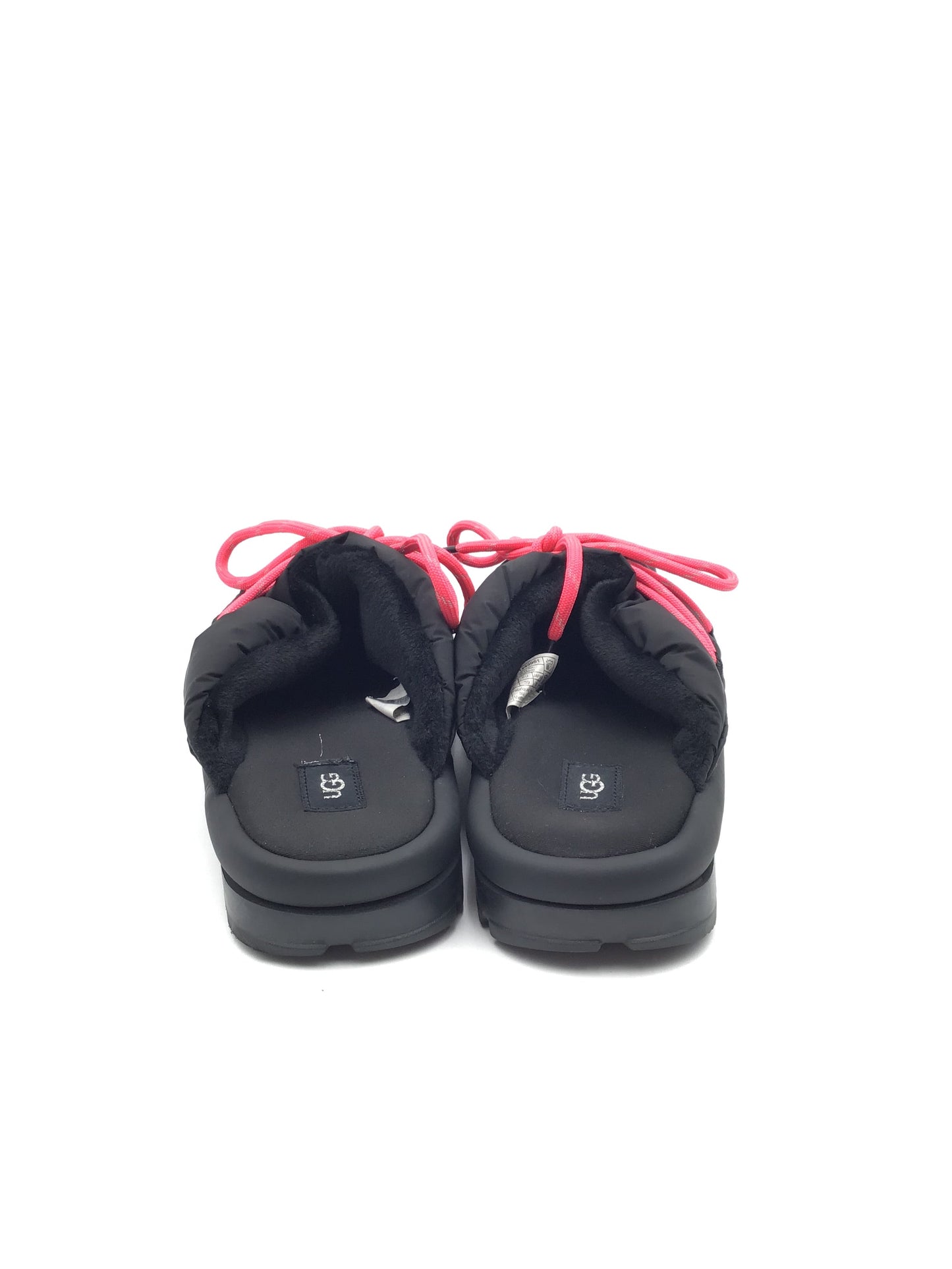 Shoes Designer By Ugg In Black & Pink, Size: 8