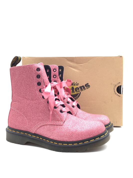 Boots Designer By Dr Martens In Pink, Size: 9