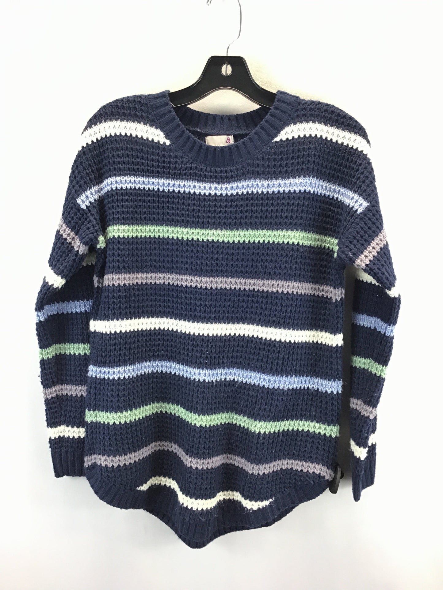 Sweater By So In Striped Pattern, Size: M