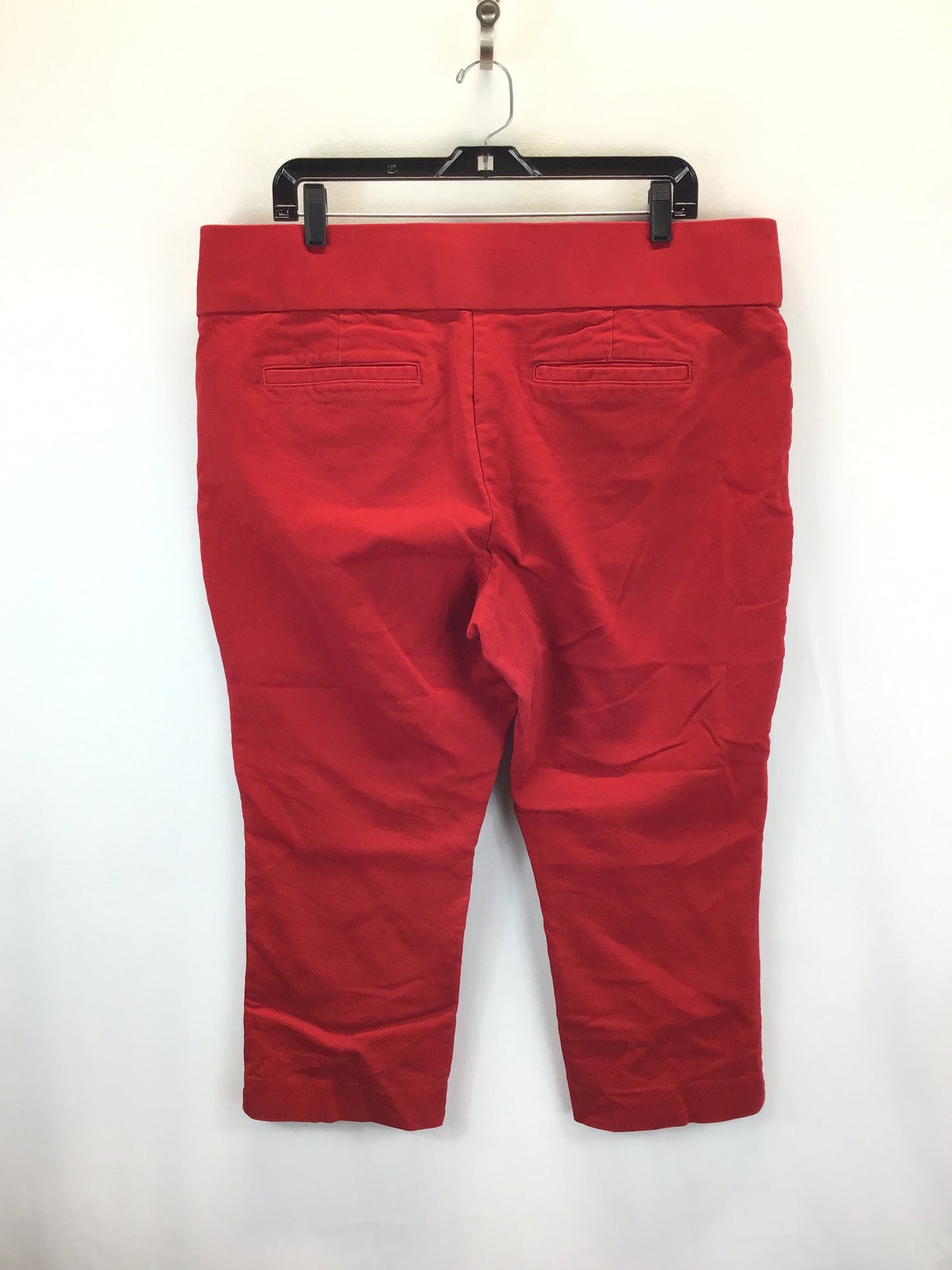 Capris By St Johns Bay In Red, Size: 18