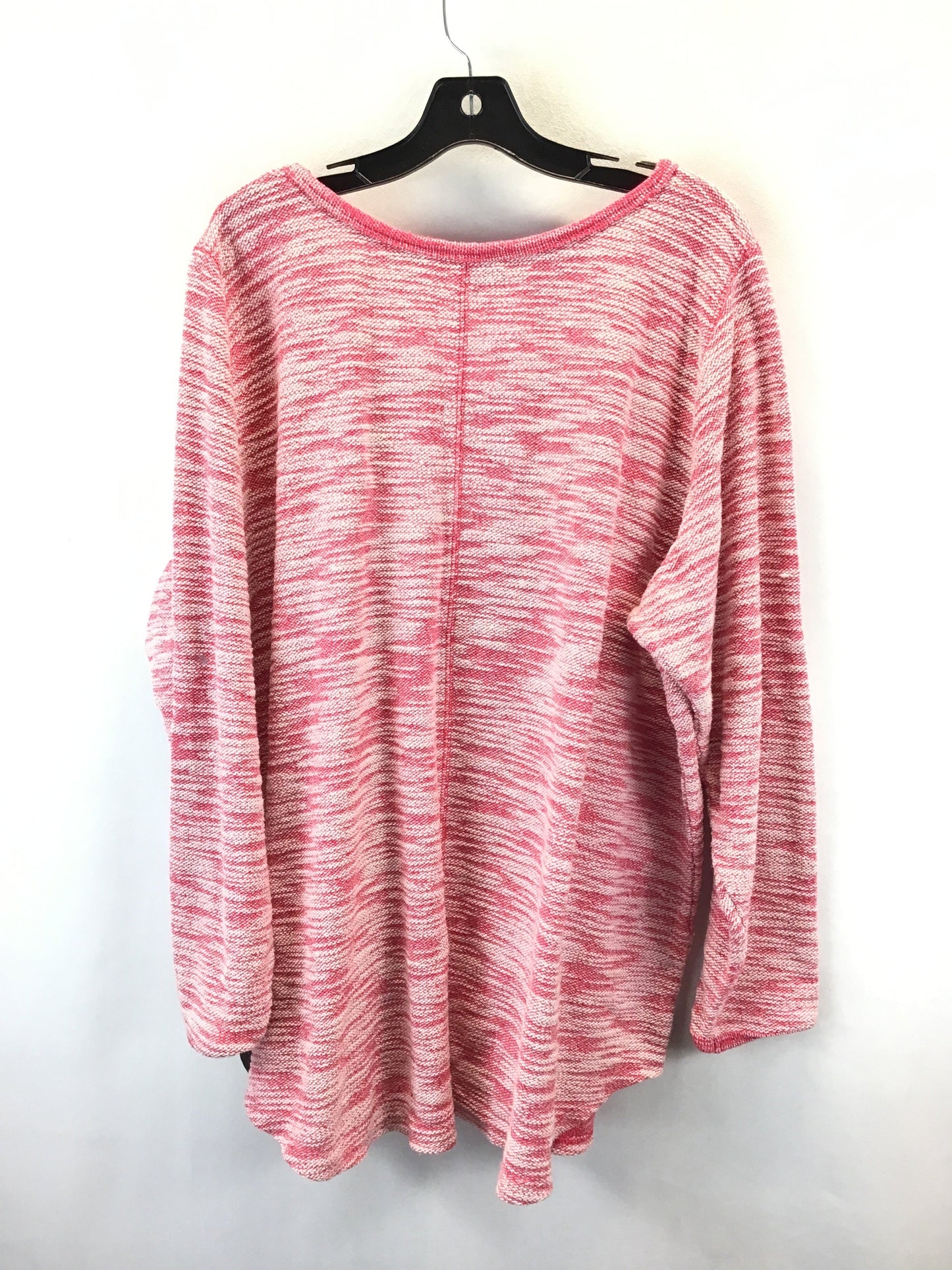 Sweater By Lee In Pink, Size: 2x