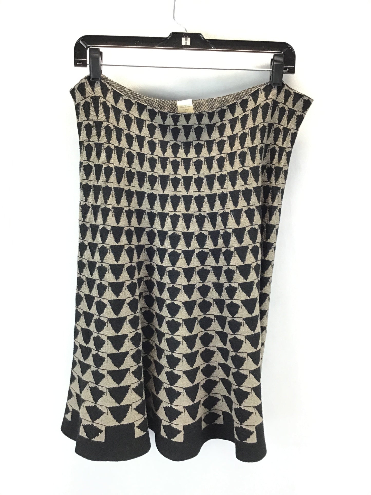 Skirt Midi By Max Studio In Black & Grey, Size: 12