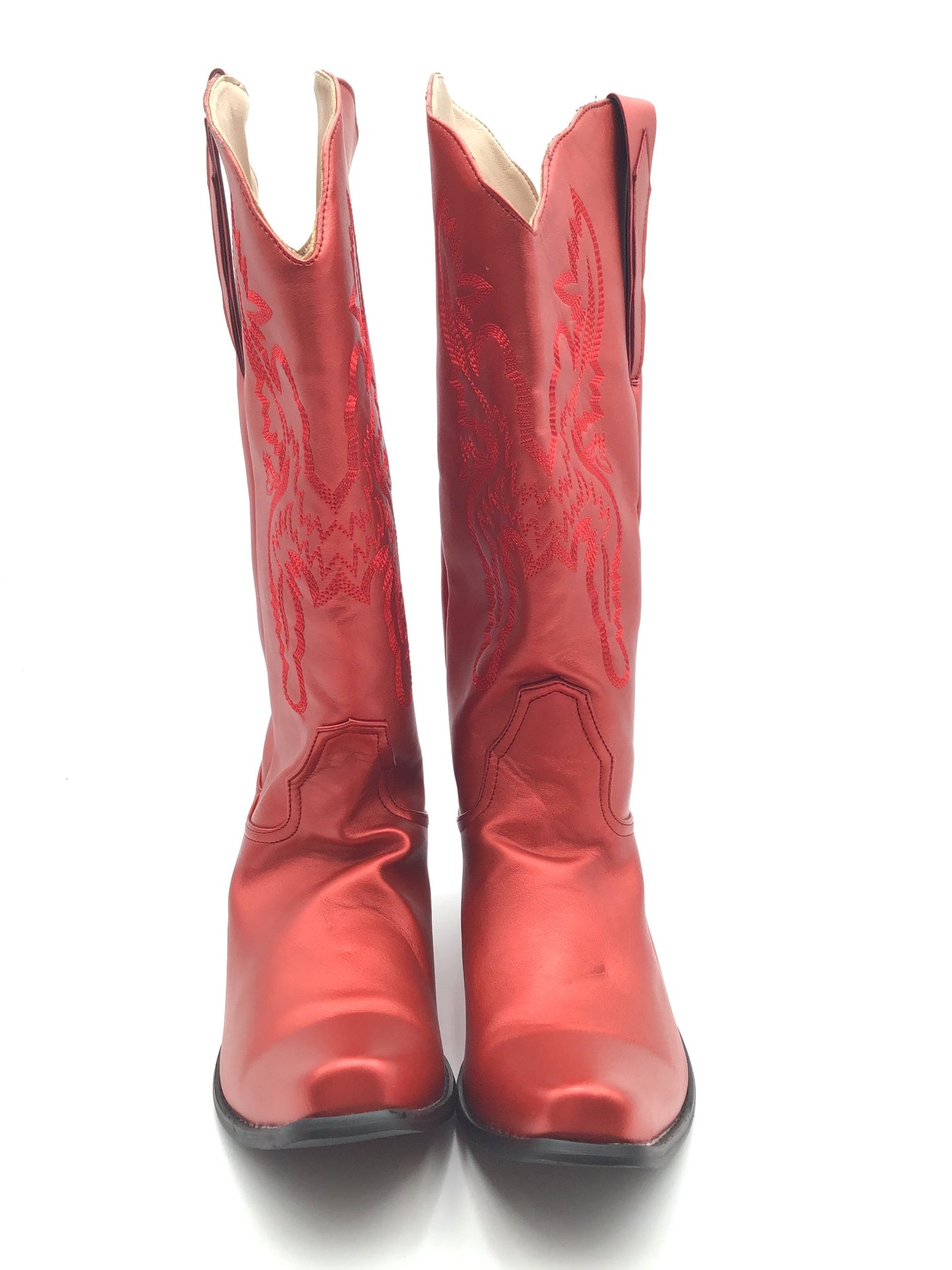 Boots Western By Clothes Mentor In Red, Size: 11